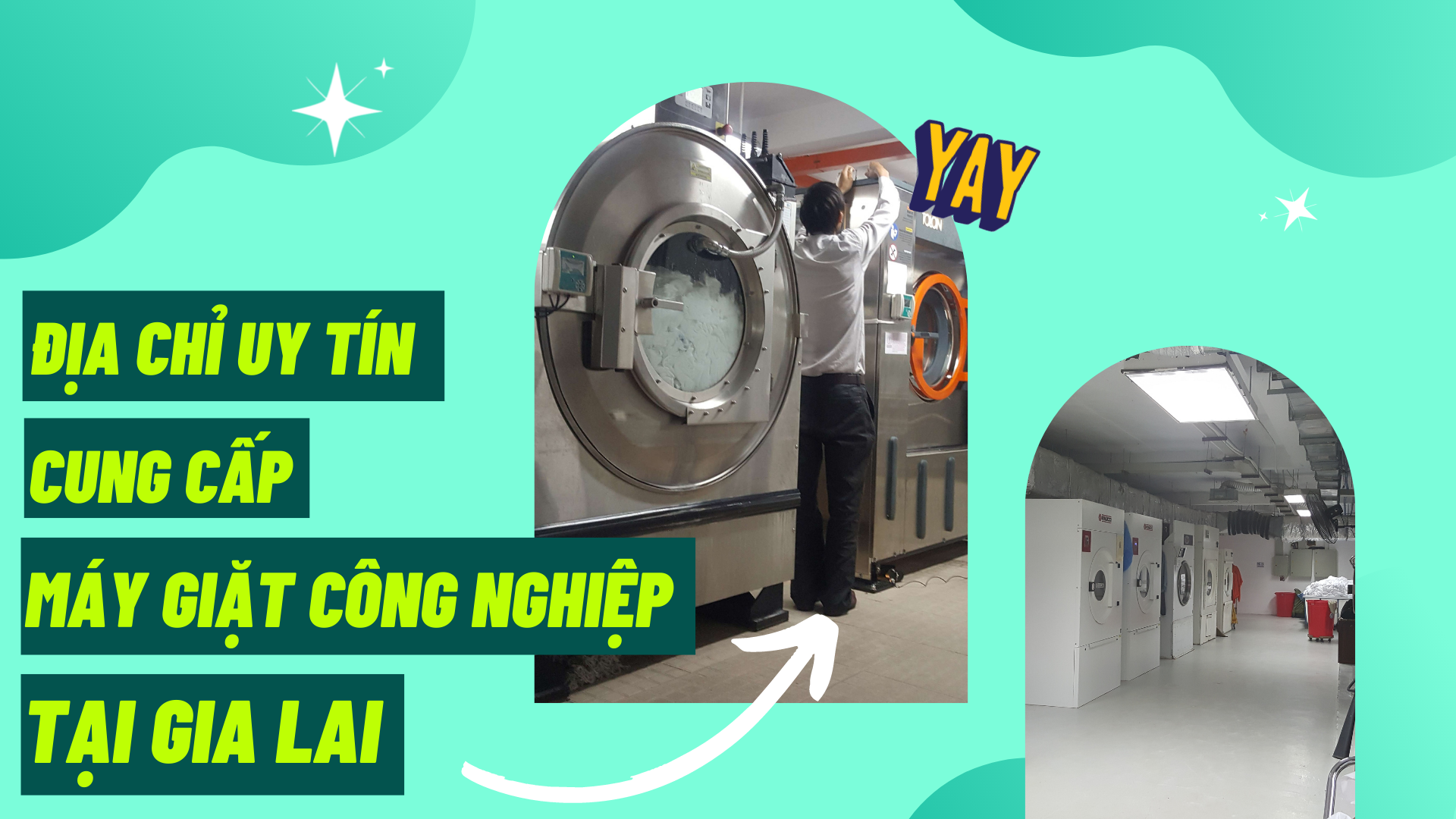 Địa chỉ uy tín cung cấp máy giặt công nghiệp tại Gia Lai