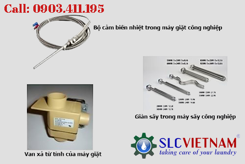 Cung cấp phụ kiện thiết bị giặt là công nghiệp chính hãng