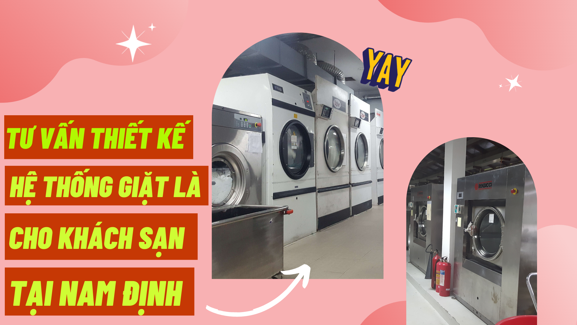 Tư vấn thiết kế hệ thống giặt là cho khách sạn tại Nam Định