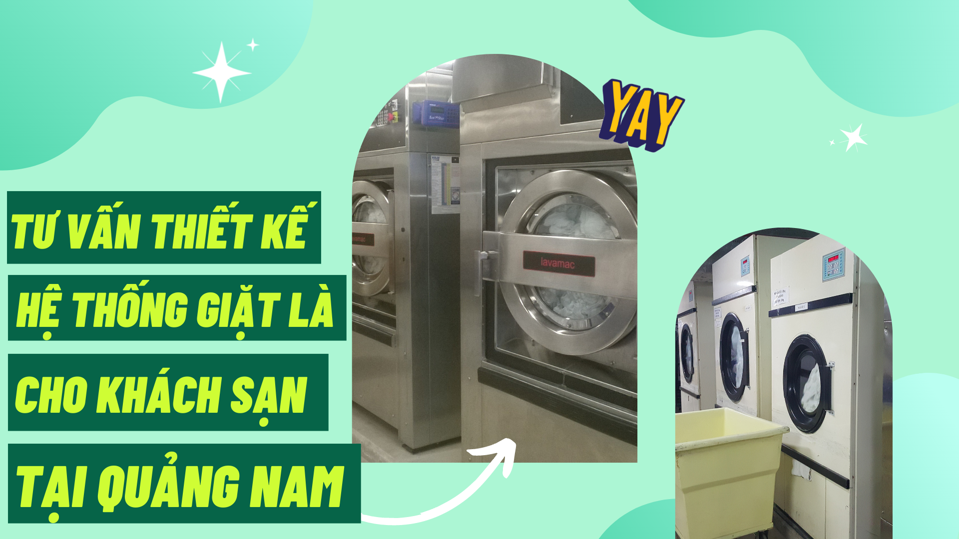 Tư vấn thiết kế hệ thống giặt là cho khách sạn tại Quảng Nam